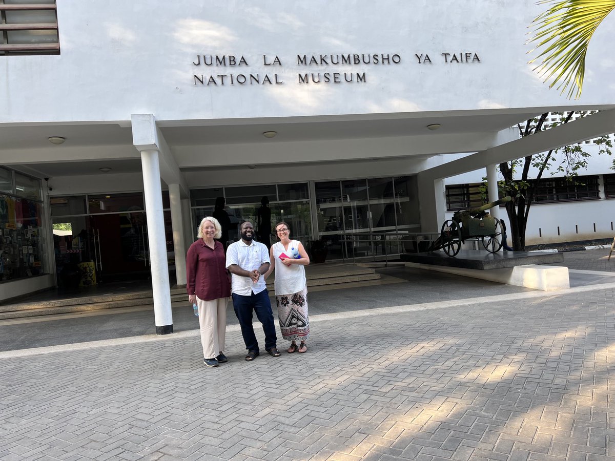 IchumbakiE's tweet photo. The @ucdarchaeology & @Archaeo_UDSM team held a meeting with the #MuseumDirector, visited #exhibitions & #DrSusannah started interactions with museum staff to discuss #conservationissues. @EUErasmusPlus @ucddublin @urithiwetutz @UdsmOfficial https://t.co/r1HpxegqHY