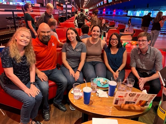 BeachFleischman's tweet photo. Our Fun Committee organized a Bowling Night for our Phoenix and Tucson offices. Families were also invited to join. There were a few strikes, lots of gutter balls, and plenty of laughs! #accountingfun #bowling https://t.co/BvDzZOQbLI
