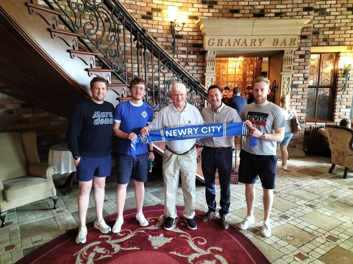 ncr72's tweet photo. Massive credit to @Gareth_McCull Ally &amp; James for putting this film festival together. Not an easy task but very well organised and a pleasure to have lunch with the great Peter McParland who had some brilliant stories about his career……. https://t.co/i6HDWqHIwH