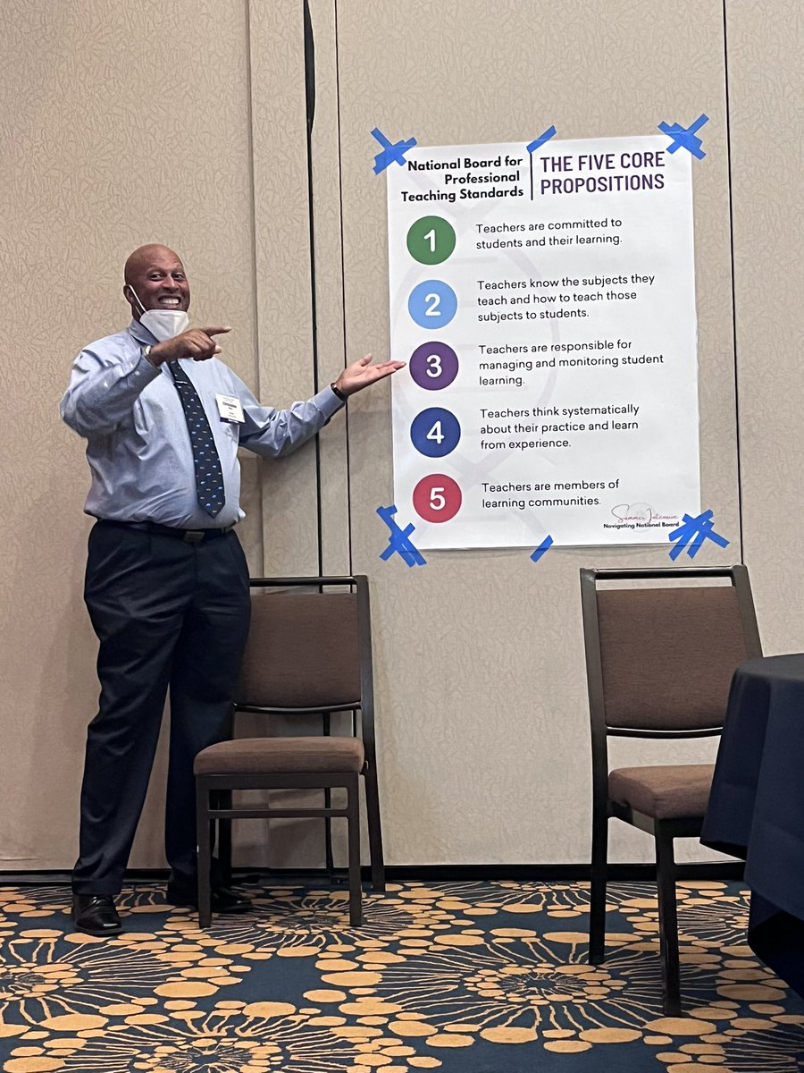 <a href="/Christo61244724/">Dr. Christopher Davis (He/Him BLM)</a> Let’s go Dr. Davis! Getting into the 5 Core Props of National Board 🔥💯💪🏽 <a href="/NBPTS/">National Board</a> <a href="/Pbrookins44/">Peggy Brookins, NBCT</a> <a href="/WeAreCTA/">California Teachers Association</a>
