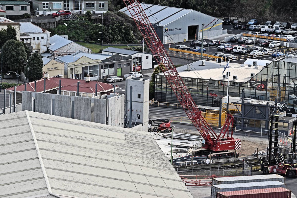 PacifeconNZ's tweet photo. Construction started late 2021 for a new administration block for Port Otago. The 3-storey building will wrap around the Port Chalmers Maritime Museum.
#otago #construction #building #commercial #maritime https://t.co/cBwy6LWa2b