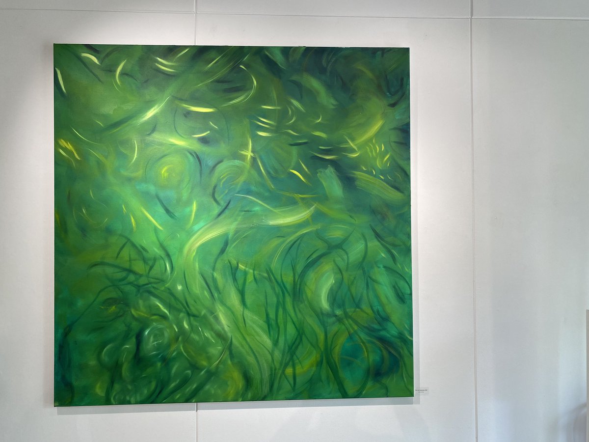 Eva_Timar's tweet image. Today I visited @LaurelLHolloman
Deep Dive exhibition in London,
@BanksideGallery
It was worth to travel from Hungary
to London to see these wonderful paintings. I’m sorry we did not meet.
Thank you @LaurelLHolloman 💜🤍