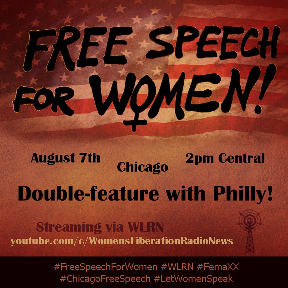 @RevFemStBeat #chicago
#freeSoeech4Women Aug 7