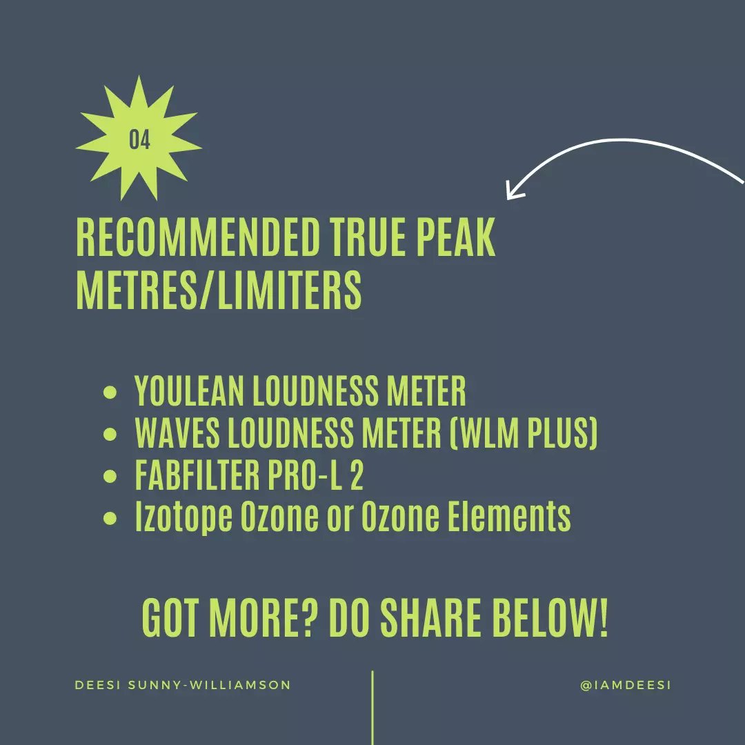 IamDeesi's tweet photo. Audio terms used in live broadcasts: True Peak(2)

#AudioEngineering #SoundEngineering #Broadcast https://t.co/6iggOaPJSm