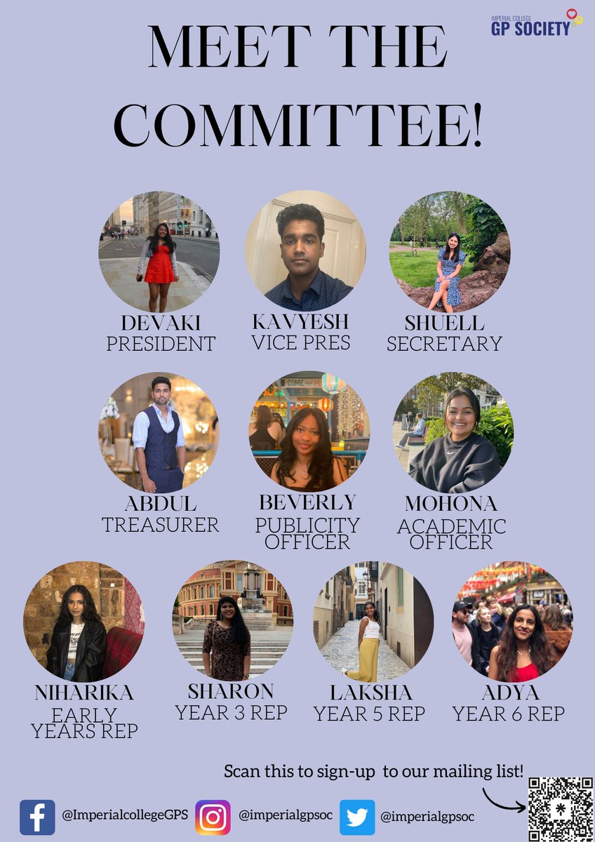 imperialgpsoc's tweet photo. 🎉 Meet the Imperial GP Society Committee 2022- 23 🎉 https://t.co/gITGJcrDKs