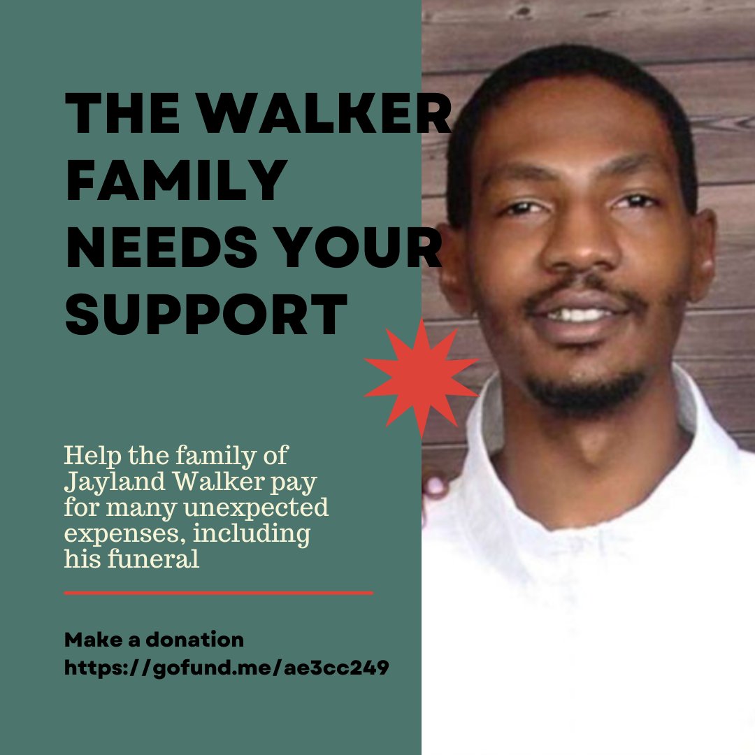 thefreedomBLOC's tweet image. Help the Walker family pay for many unexpected expenses and funeral costs. Click the link in our bio to make a donation. #AkronPoliceNameTags #justiceforjaylandwalker #freedomroc #BlackLivesMatter #freedombloc #peace