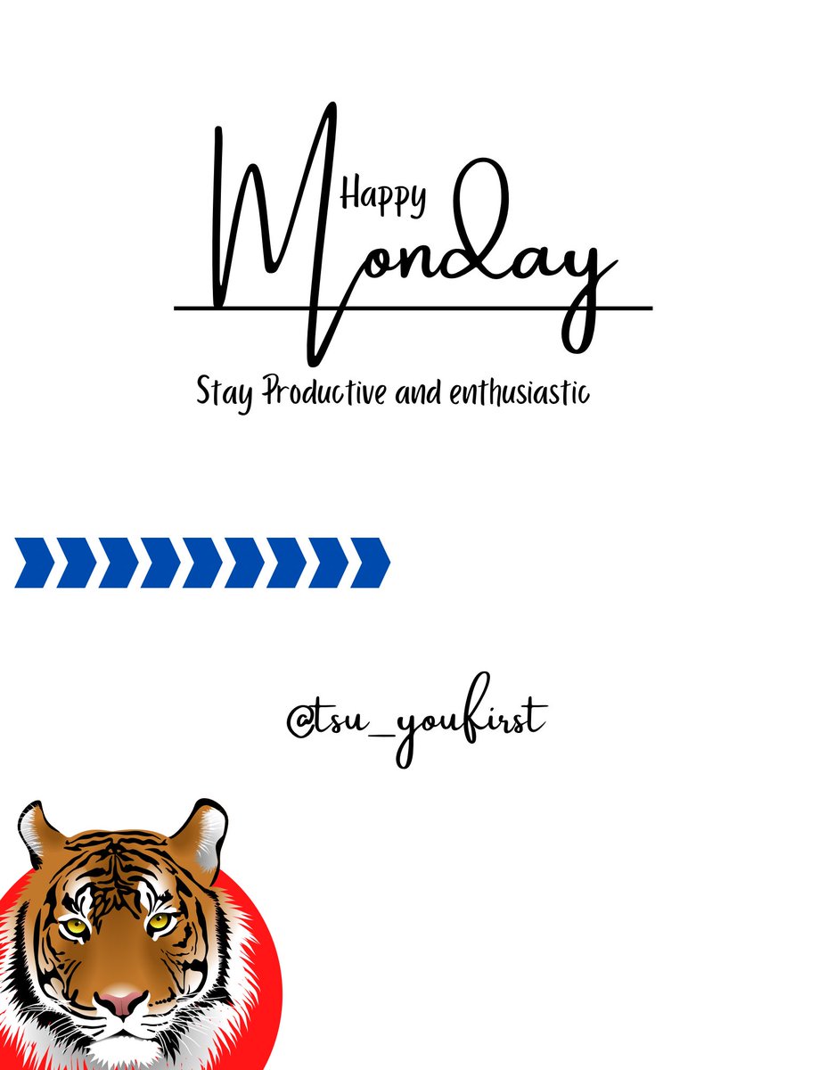 Happy Monday Tigers! We hope you have a fantastic week! 💙 #tsu26💙🐯 #tsu25🐯💙 #tsu24🐯💙 #tsu23💙🐯 #tsu22🐯💙 #mindfulnessmonday