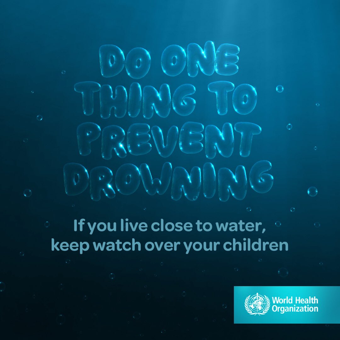 nodrowningott's tweet photo. 🛟Today is World #DrowningPrevention Day!
💧Do one thing to #PreventDrowning!
✅Always directly supervised young children around water. If you are not #WithinArmsReach you have gone too far…
#WDPD22 @WHO https://t.co/Qf11H49NoZ