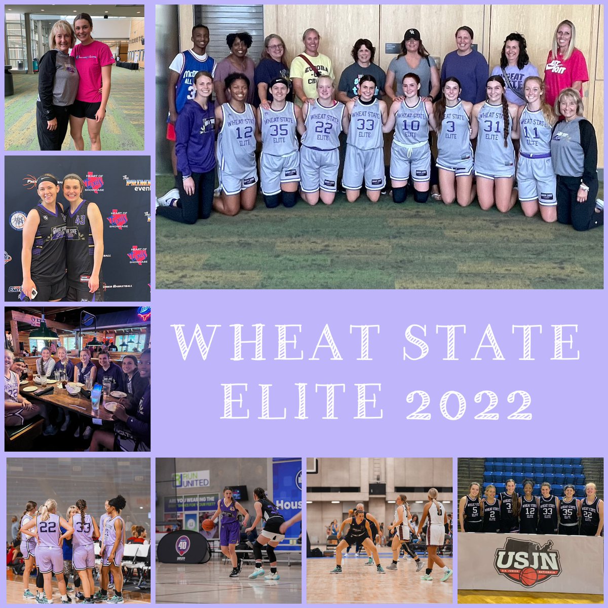 THANK YOU @wheatstateelite for not only the opportunity to play basketball, but an opportunity to make life long friends along the way! I have been blessed with friends who have become like family these past 2 years! This program is more than basketball! THANK YOU DYLAN! 💜🌾🏀