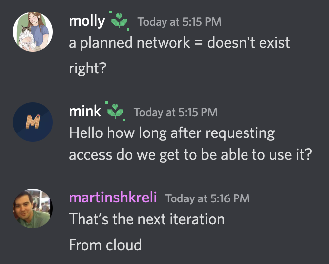 molly0xFFF's tweet photo. @web3isgreat it's not vaporware, it's a 𝘱𝘭𝘢𝘯𝘯𝘦𝘥 𝘯𝘦𝘵𝘸𝘰𝘳𝘬 https://t.co/qnQTj2C6be
