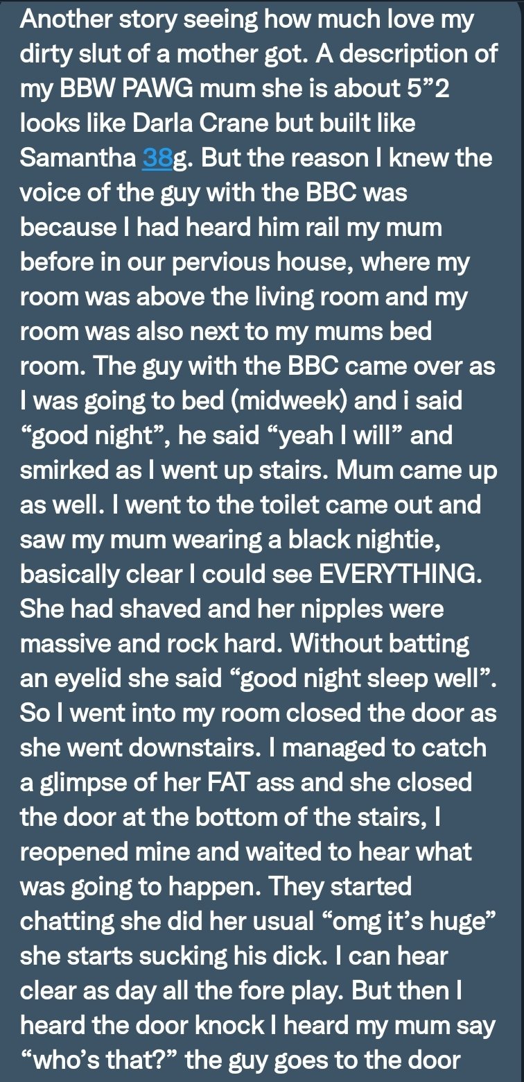Pervconfession On Twitter More From The Guy Whose Mom Is A Bbc Slut 