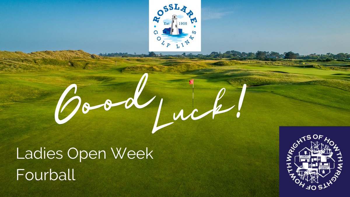 Rosslaregolf's tweet image. Best of Luck to everyone participating in our Ladies Fourball Competition today, sponsored by @WrightsofHowth 

Hope you all have a great day!

#rosslaregolflinks #wrightsofhowth #rosslare #Wexford