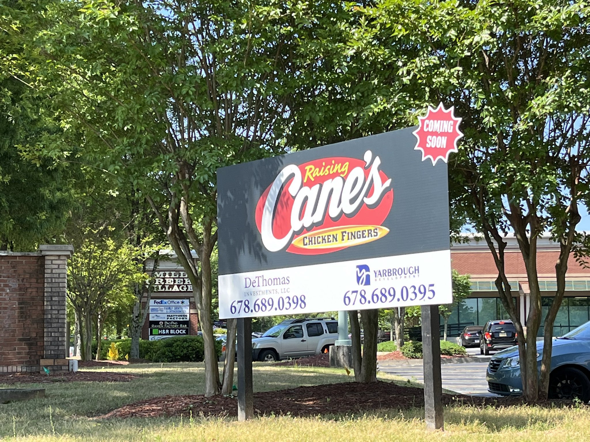 Everything Georgia on X: Raising Cane's has announced they'll be