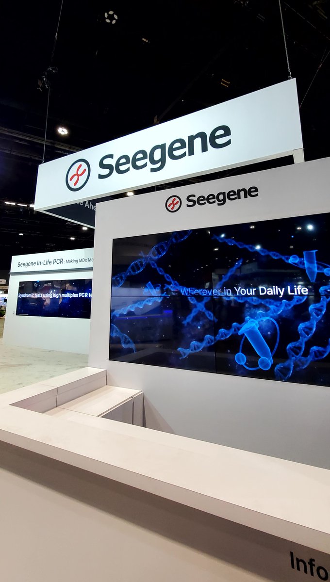 Looking for us at the #2022AACC? Just follow the sign!🚩
Stop by Seegene's booth #2261 to learn more about our molecular testing solutions (including Research Use Only PCR assays for Monkeypox, Tick-Borne, DR, UTI, STI, and more).
Learn more: seegenetech.com/2022-aacc-clin…

#IDtwitter