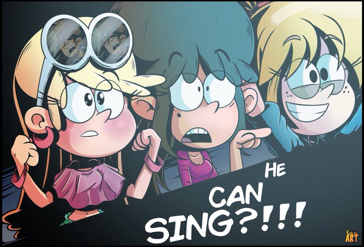 Thank you <a href="/xSunnyEclipse/">Sunny Eclipse</a> for this idea!!!
As every TLH character was singing a couple of times, why Kurt shouldn't, especially when it's for Leni's birthday. 
#TheLoudHouse #Nickelodeon #LeniLoud #LunaLoud #TLHOC #fanart #RuhisuART #myart