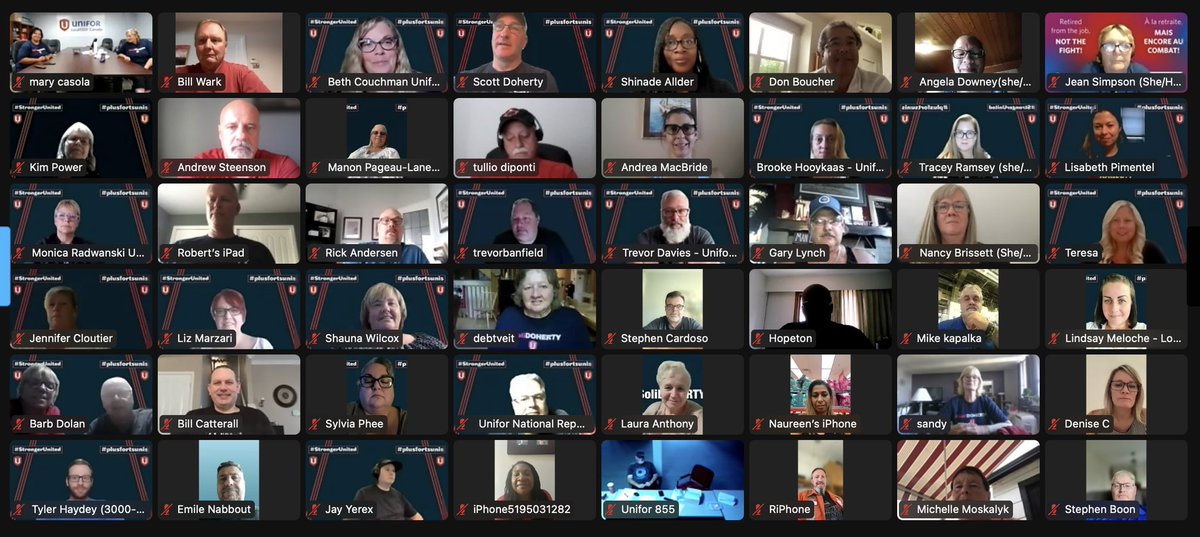 Thank you to the more than 100 campaign volunteers who spent two hours with us tonight as we build towards a #StrongerUnited @Unifortheunion and a rejuvenated union after convention. The support, momentum and positive attitude of this team is electrifying. #canlab #SoliDOHERTY