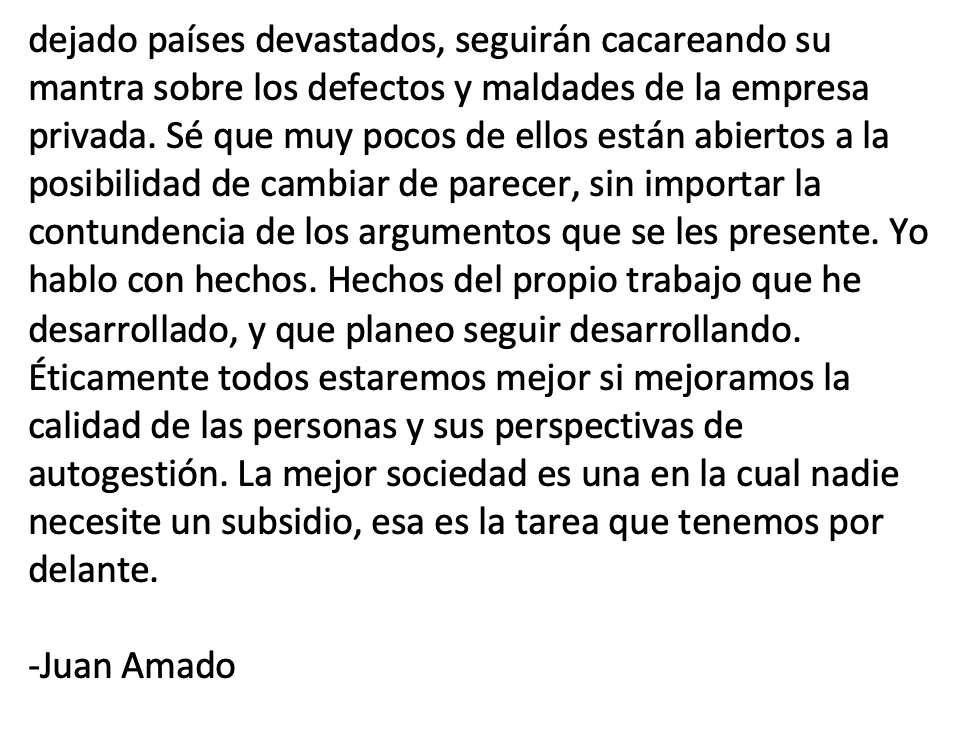 Seguiré trabajando por un mejor país.