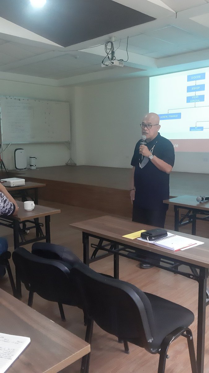 Fr. Tony Labiao, Caritas Philippines executive secretary on Day 1 of the Executive Training Course on Social Action Center Management at the Caritas Philippines Academy: 'Without the heart of the church - which is our social action - the church is dead.' #WeAreCaritas