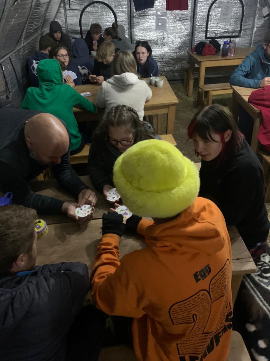 campperu's tweet photo. Dobble cards game? One of our favorite card games🙌😊 Part of #TeamPuka playing this afternoon at #CampMoray 😅 #dosomethingamazing @CampsInt https://t.co/A4Zs6wCgup