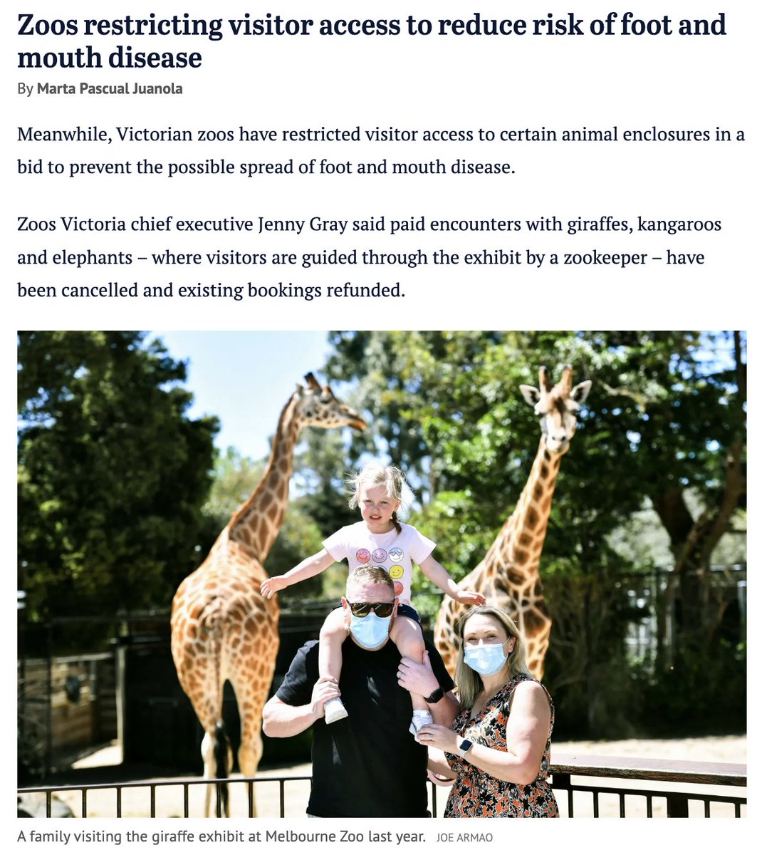 Australia - Where zoos are more important than our $80billion livestock business..............