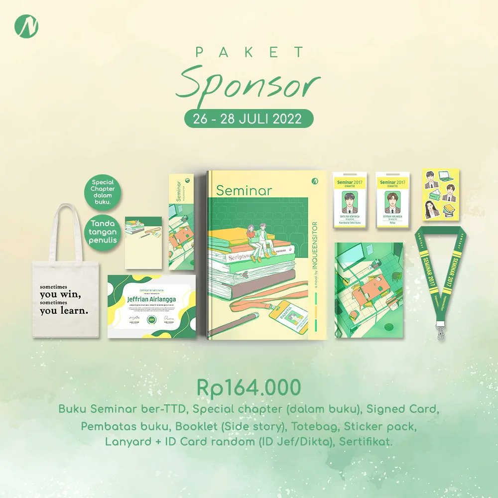 naratama_id's tweet photo. Penjualan khusus #SEMINAR karya @inqueensitor sudah bisa di pesan ❤️‍🔥

Pesan di sini ya:
@linibuku
faniicshop_bookstore 
@tokotmindo
@aranaisbooks
@novelluvrens
@Bukubeken
chocovan95
salenovel14 
aria.bookstore 
@novelyyoung https://t.co/sL8mH6WeV5