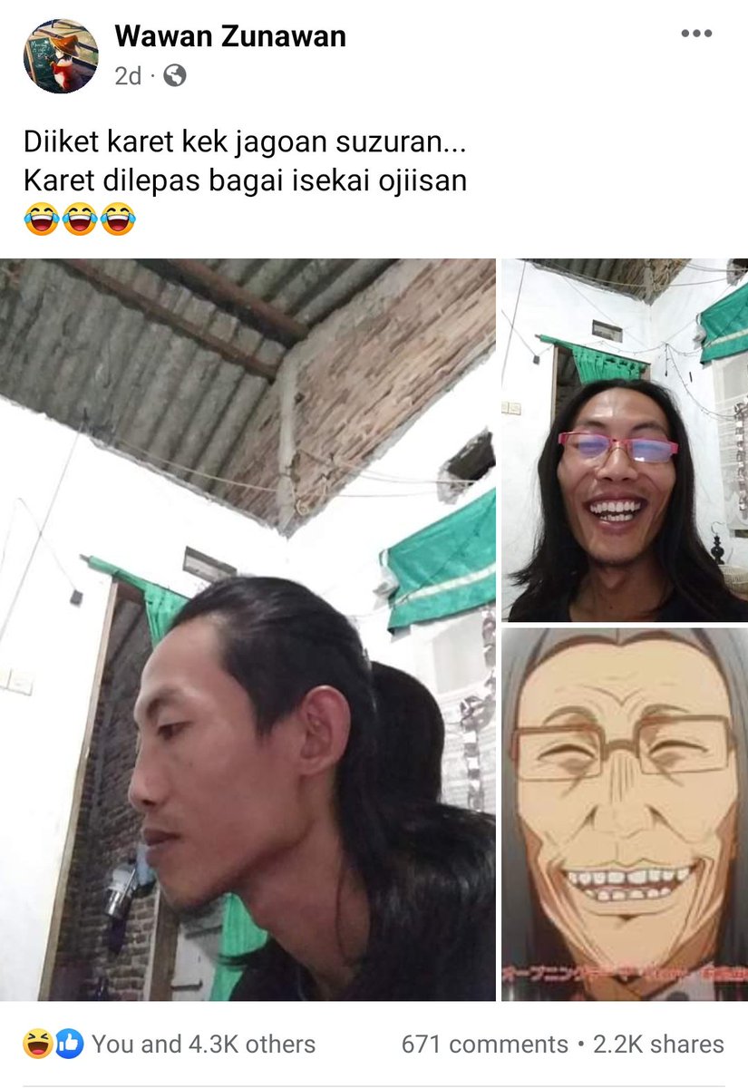 Kecoakarbu's tweet photo. Isekai Ojisan itu nyata adanya https://t.co/nrs8R73S17