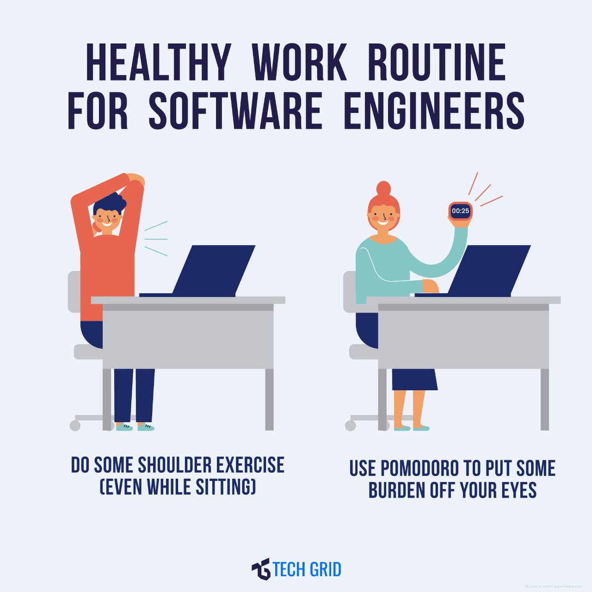 techgridasia's tweet image. Working as a software engineer is like a double-edged sword. On one hand, you can have the comfort of working from anywhere anytime as long as a computer and an internet connection is available. Read more: bit.ly/tg-routine #ProTip #Engineers #EngineerTips #TechgridAsia