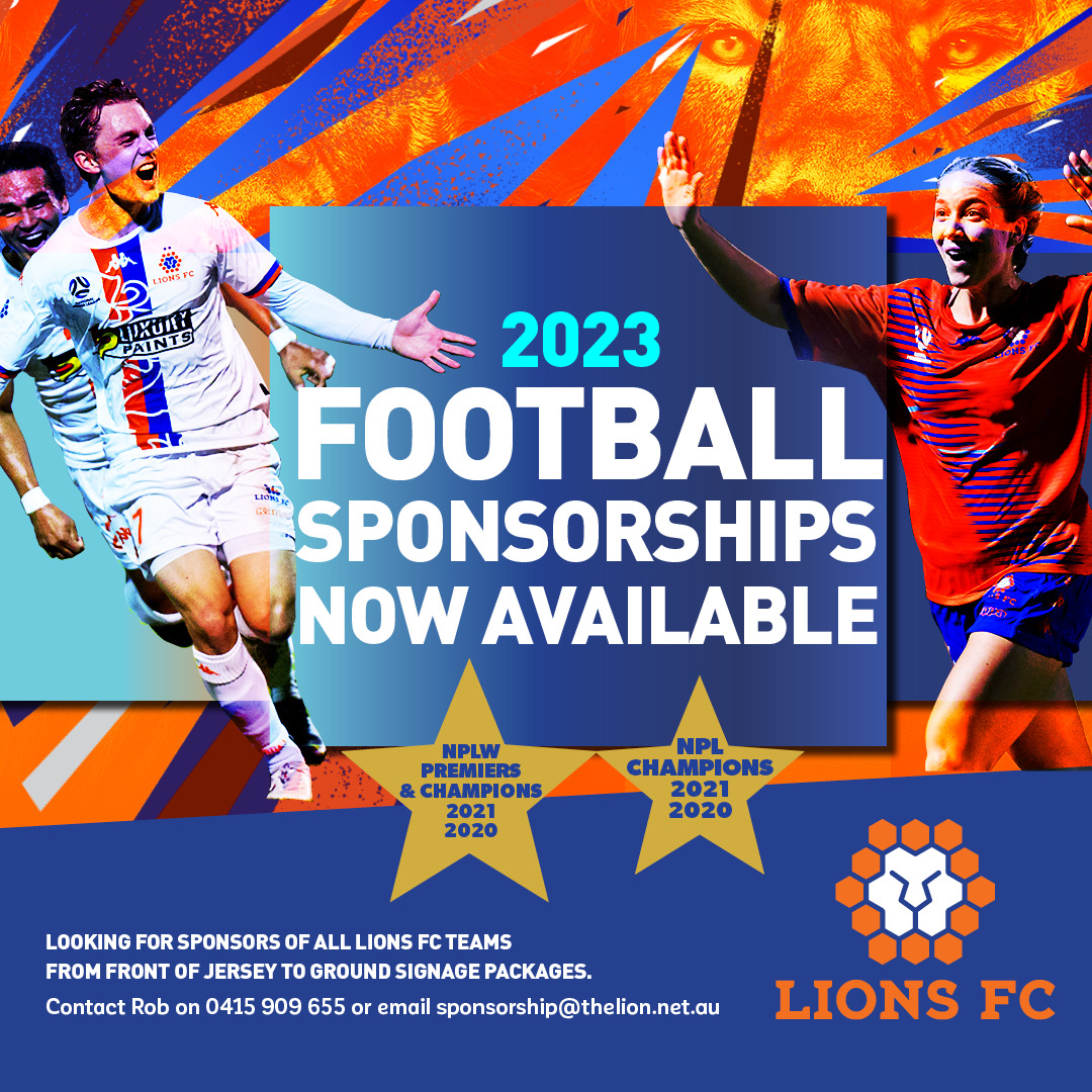 lionsfc1's tweet image. Sponsorship options for the 2023 Season are now available! 

With options from front of shirt to ground signage, there’s options for all businesses big and small 🦁 

Interested or want to learn more, contact Rob at sponsorship@thelion.net.au 

#HeartPridePassion