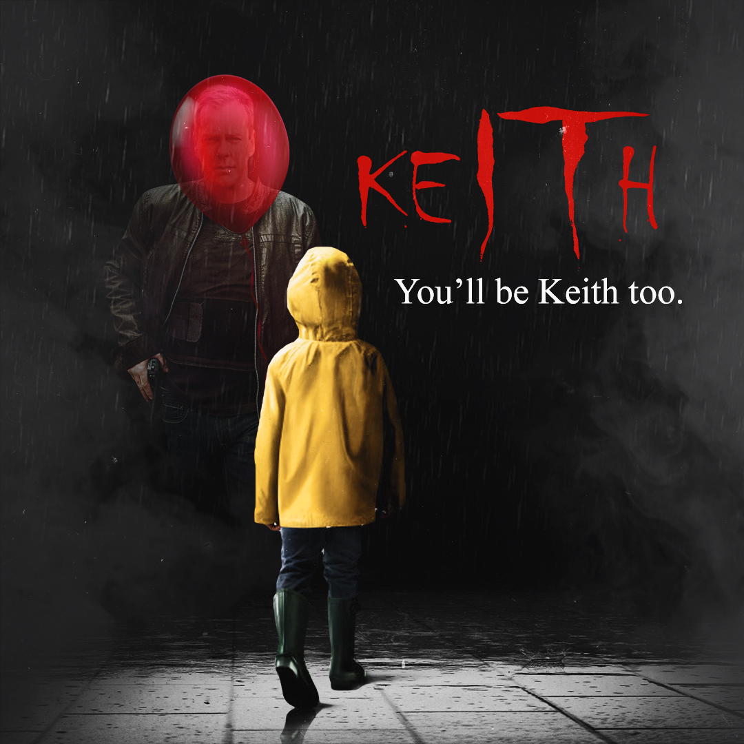 In the summer of 1969, a group of bullied kids band together to destroy a shape-shifting monster, which disguises itself as a Keith and preys on the children of Derry, their small Maine town.
.
#keith #keithonsmashin #keeganmichaelkeith #keithbewithyou #keithcampaign