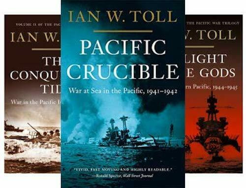 <a href="/pythianism/">Vance Spencer</a> <a href="/AgustinLebron3/">Agustin Lebron</a> <a href="/IanWToll/">Ian W. Toll</a>'s Pacific War Trilogy. Had no idea how fascinating/exciting/terrifying naval conflict was before his series. He does a brilliant job balancing major events with more personal accounts of the combatants, at all ranks, on both sides.