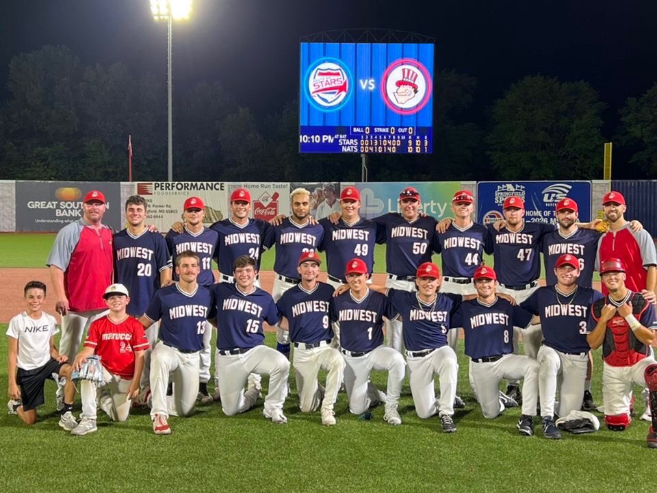 🏆3-peat🏆

Our college boys go back to back to back in the Show-Me League at US Ballpark!!  Congrats boys!