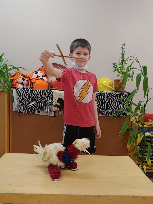 CentralCMS's tweet photo. Storytelling is ever present in all our Montessori learning spaces, recognizing the importance of encouraging the listener's imagination. #puppetshow #storytelling #creativity #SummerCamp https://t.co/yk4RluycXn