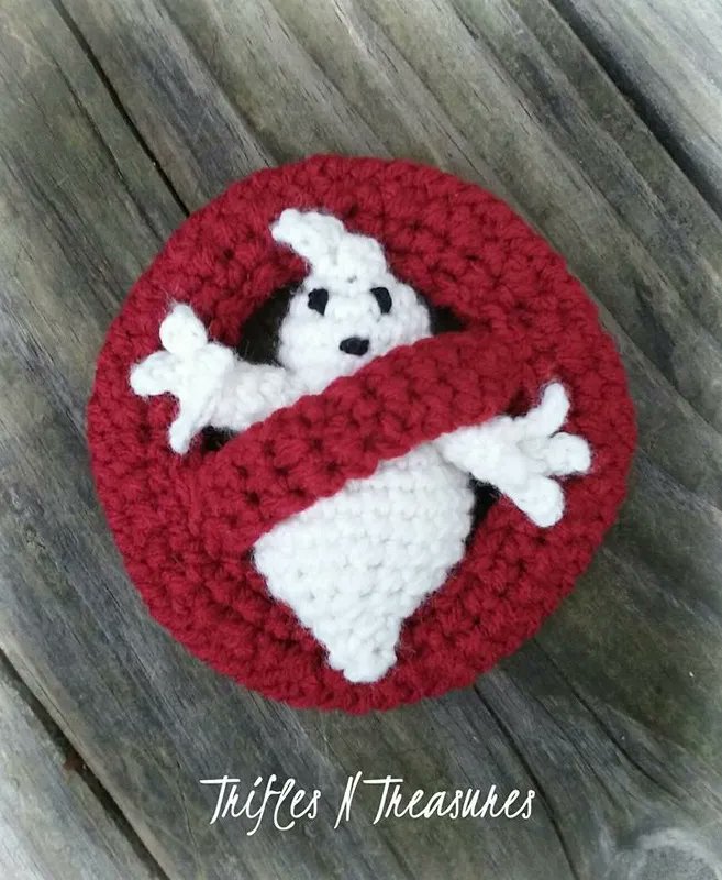 Crochet a Ghostbusters Logo - You Ain't Afraid of No Ghosts! 👉 buff.ly/2UzMAkO #crochet #handmade #diy