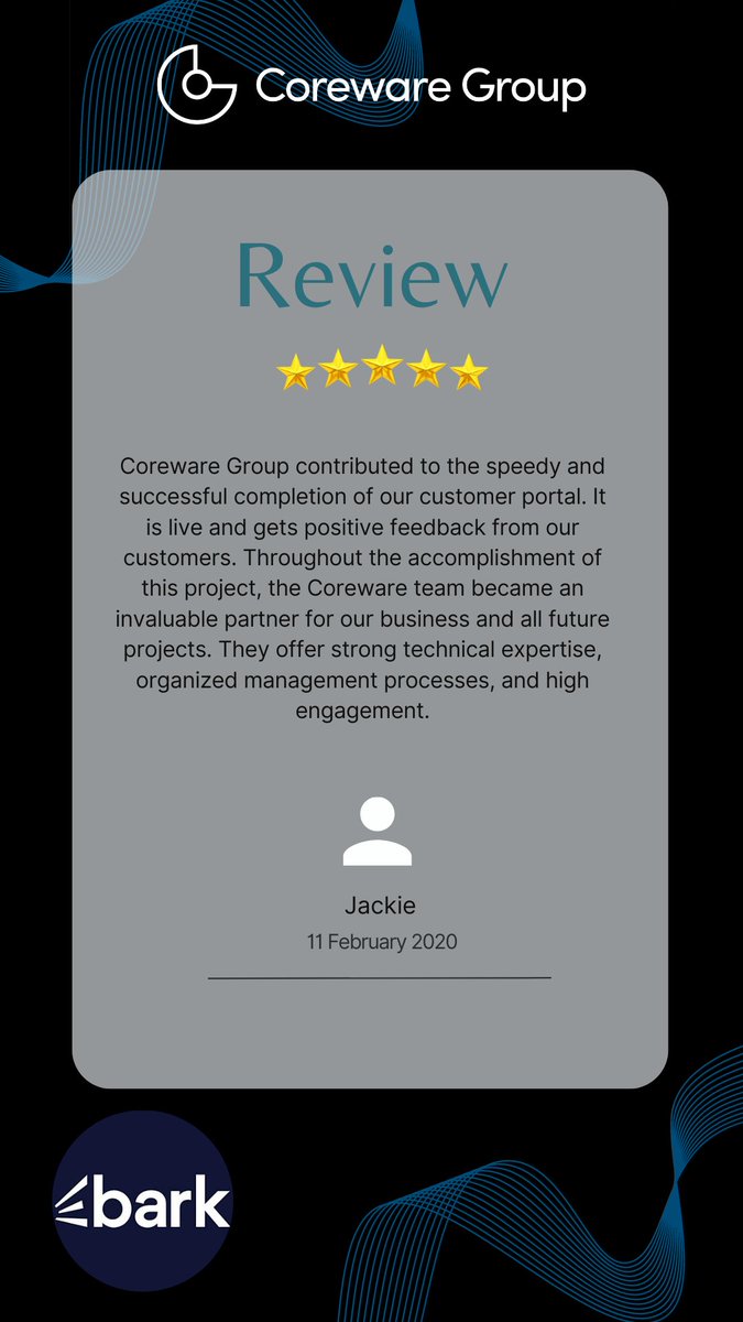 corewareus's tweet image. Don&apos;t just take our word for it, see what others say about our services. 
#CorewareGroup #CWG #worldclasssolutions #customsolutions #businesssuccess #technology