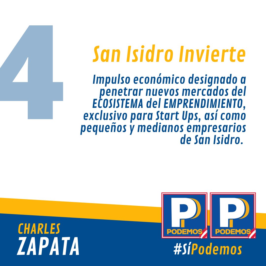 CharlesZapataVe's tweet photo. #YoNoPrometoYoGarantizo

Entérate de nuestras propuestas y primeras acciones a ejecutar en nuestro gobierno, está en tus manos hacer de este proyecto una realidad para San Isidro. 

#CharlesZapata https://t.co/nCnPsQBtMP