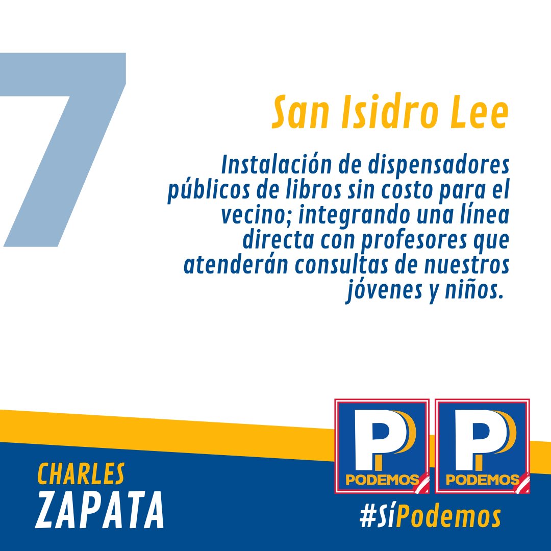 CharlesZapataVe's tweet photo. #YoNoPrometoYoGarantizo

Entérate de nuestras propuestas y primeras acciones a ejecutar en nuestro gobierno, está en tus manos hacer de este proyecto una realidad para San Isidro. 

#CharlesZapata https://t.co/hFd3CtBii2