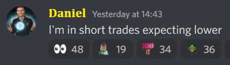 CCPool_Daniel's tweet image. The only signal people needed from my Coaches Read Only Channel in the Champs Discord discord.gg/chartchampions 🔮🐳💰💸
#Bitcoin #CCPool