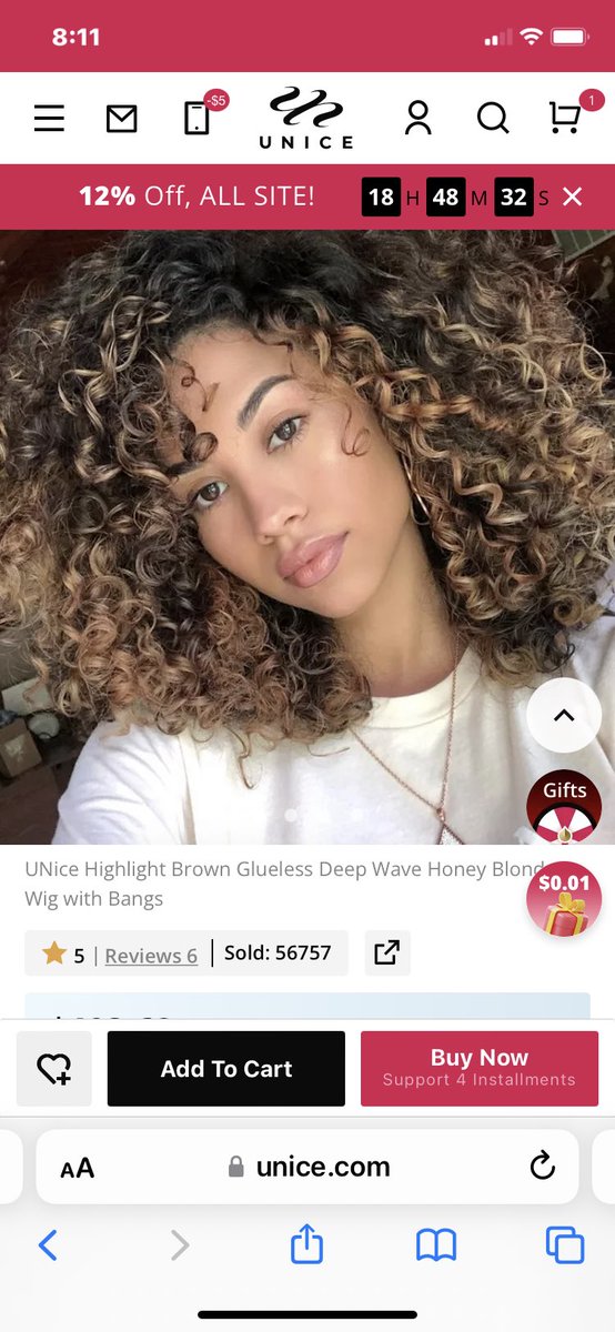 m.unice.com/?koc_share_key…
10% Off Discount code:87O7FO
Want a new hairstyle with no commitment try a curly wig by UNice! #wigs #shop #humanhair #virginhair #bundles  #womensfashion #unprocessedhair #gifts #sale #hairstyles #humanhairwigs #naturalhair  #hairsupplier #closure