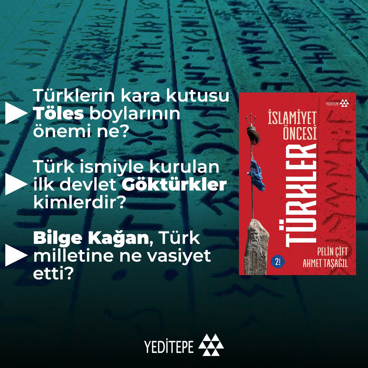 İslamiyet öncesi Türklere dair merak edilenleri <a href="/ciftpelin/">Pelin Çift</a>  sordu, <a href="/ProfTaal/">Prof.Ahmet Taşağıl</a> cevapladı. 

Daha fazlası için; bit.ly/3b14vco