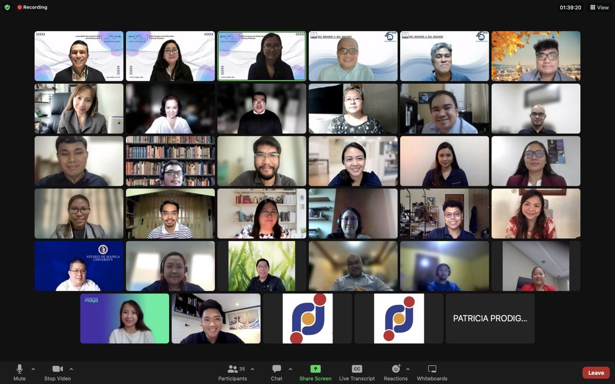 PDRC_org's tweet photo. That’s a wrap for Day 1 of PDRCI's 23rd Commercial Arbitration Training Webinar!
#PDRCI #LeadingTheWay #Arbitration https://t.co/ODmThLM9dM