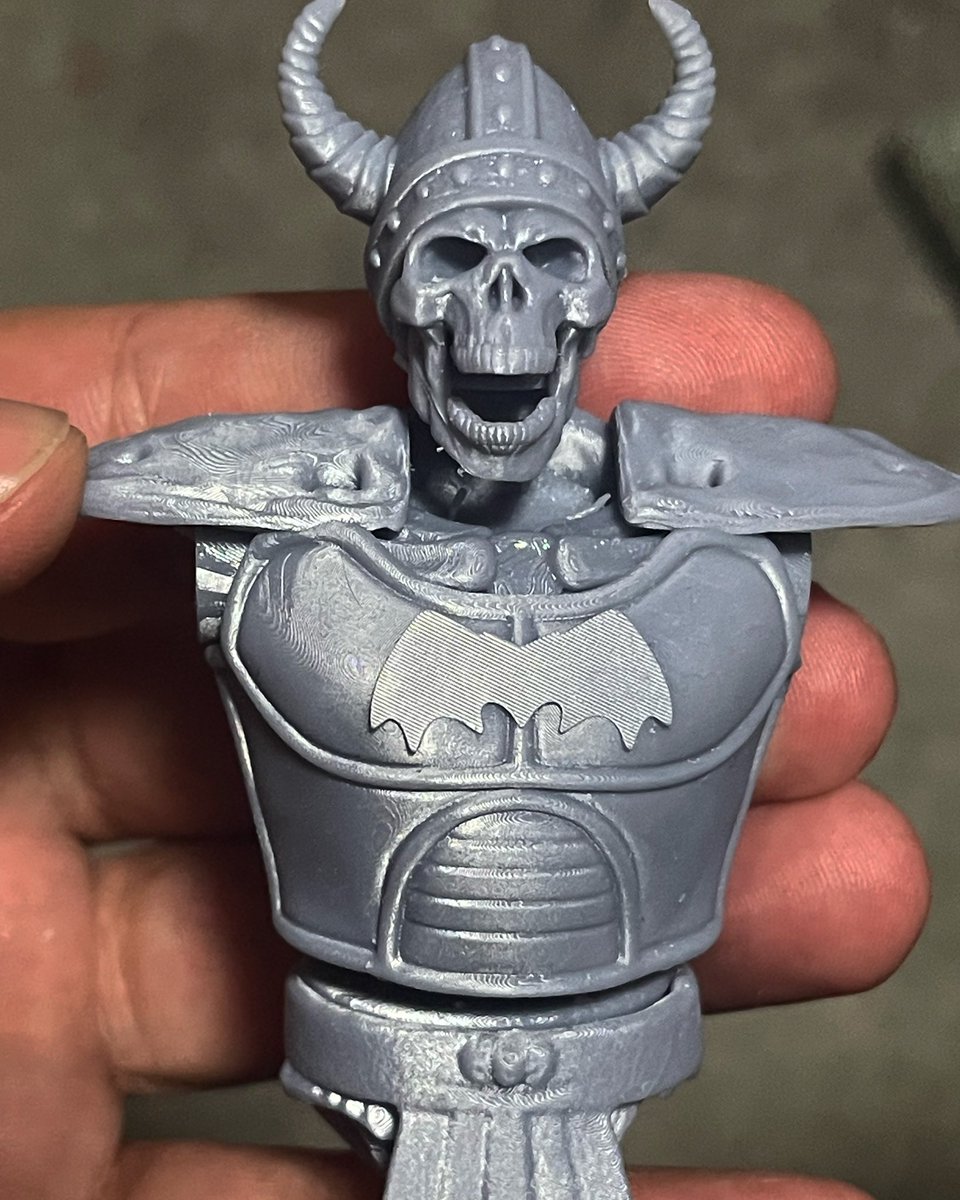 Kenzos_Creation's tweet image. Work in Progress..  Skeleton Warrior..  1st print new armor ..  looking more like the SDCC figures. #motu #mastersoftheuniverse #skeletonwarriors