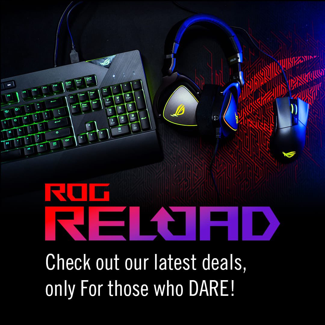 anthonyz's tweet photo. Don't miss out on the #ROGReload event this week! Save up to 60% OFF until July 31st on awesome ASUS products.
Check out the deals with my link to support https://t.co/FuyNYzP8sZ
#ad https://t.co/R0odzkgNlH