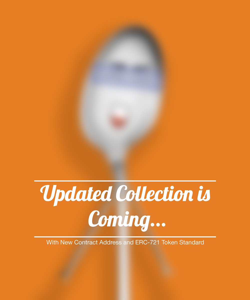 Updated Collection is Coming…
#nft #NFTdrop  #nftcollector #nftart #NFTSPACESHIP #nft_shill #TheSpoonFamily #opensea #PolygonNFT #NFTProject #NFTCommunity