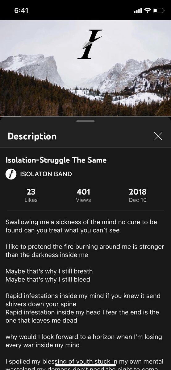 notAdoctor0206's tweet image. One of my most personal songs hit 400 views on YT, thank you so much for even looking at @isolationSD 

youtu.be/iN4zqkMz89w