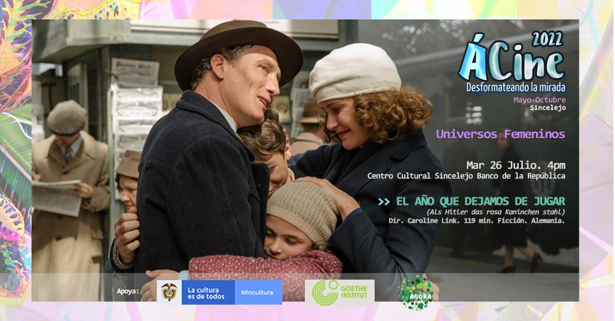 ACiinee's tweet photo. ÁCine 2022 | Julio: Universos Femeninos
Seguimos con excelentes historias sobre fortaleza, resiliencia y empoderamiento.
Apoyan: @mincultura @GI_Bogota Banrepcultural Sincelejo. 
#ÁCine #DesformateandoLaMirada #CulturaSincelejo #fcAgora https://t.co/XnsR0Q5YoW