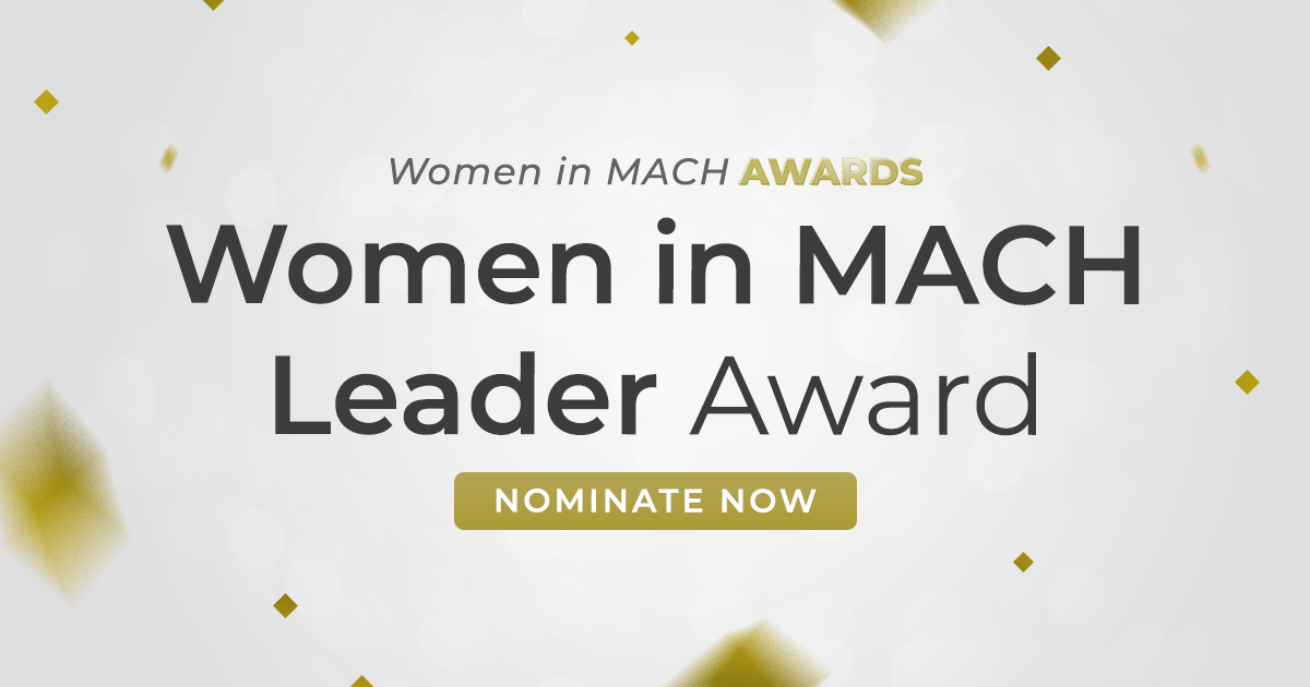 BBBALA's tweet photo. Let's celebrate #FemaleLeadership and #WomenInTech with the Women in #MACH Leadership Awards! 🎉

Nominations are open NOW through August 31st. 
Submit your entry here: ✔ https://t.co/pkmXDELSzD

#MACHAllianceAwards #digitaltransformation @EmpathyCo_ @MACHAlliance @mindcurv https://t.co/5FWw5DZ3as