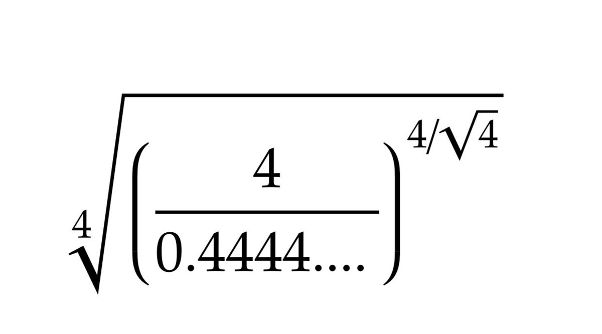 mathisstillfun's tweet photo. There is a beautiful trick here 😊. Evaluate the following expression https://t.co/rmGOpDPXhF