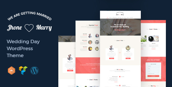 stylelibreview's tweet photo. Wedding Day - WordPress Theme
https://t.co/nGI1mFMJYZ
#ceremony #couple #engagement #guestbook #invitation #love #marriage #rsvp #templatepath #themeforest #wordpress #party #mobile #onepage #landingpage #wedding #event https://t.co/QCLu8gL2xo