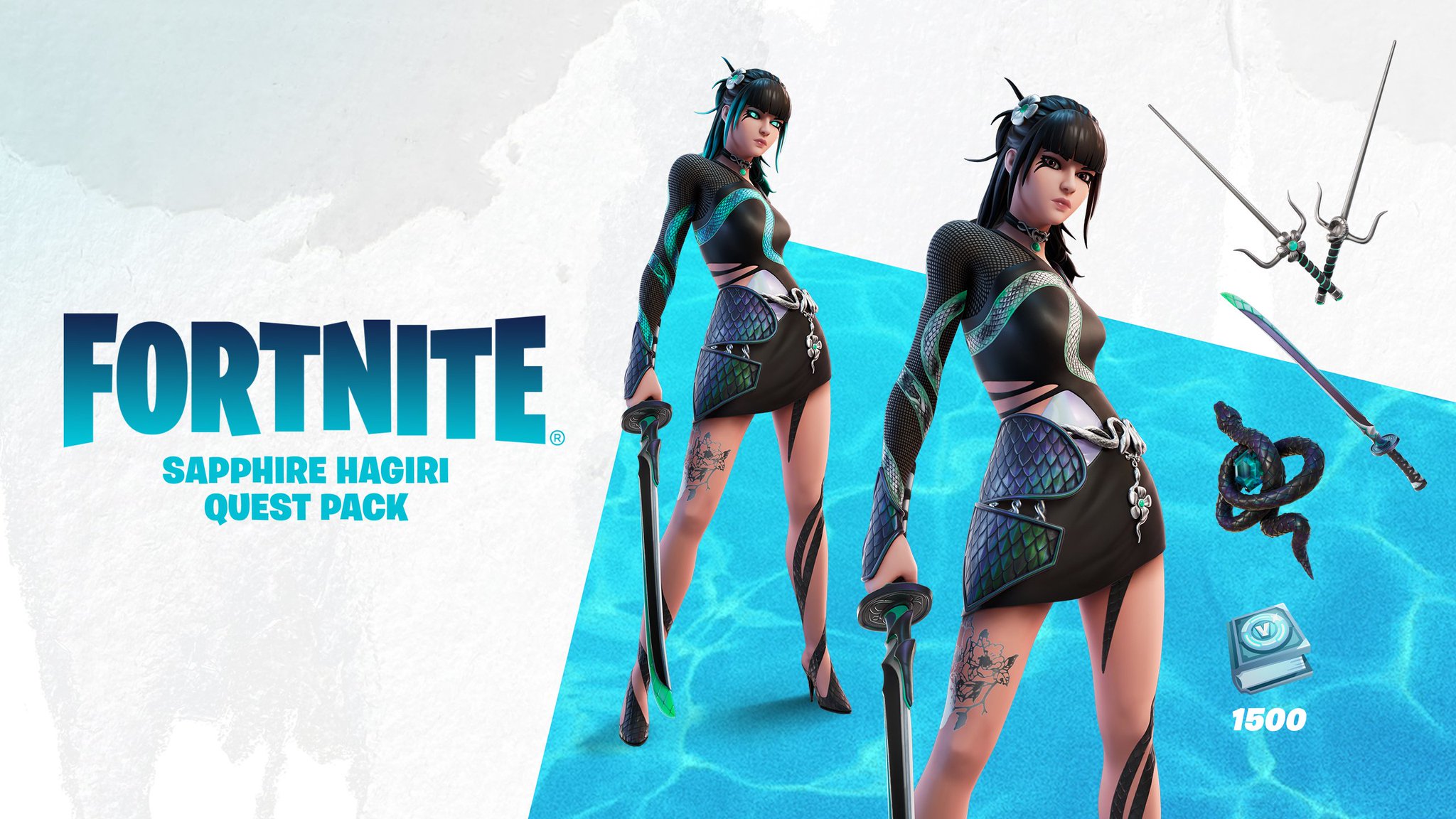 Max  Fortnite Leaks & Info on Twitter: The Sapphire Hagiri Quest 