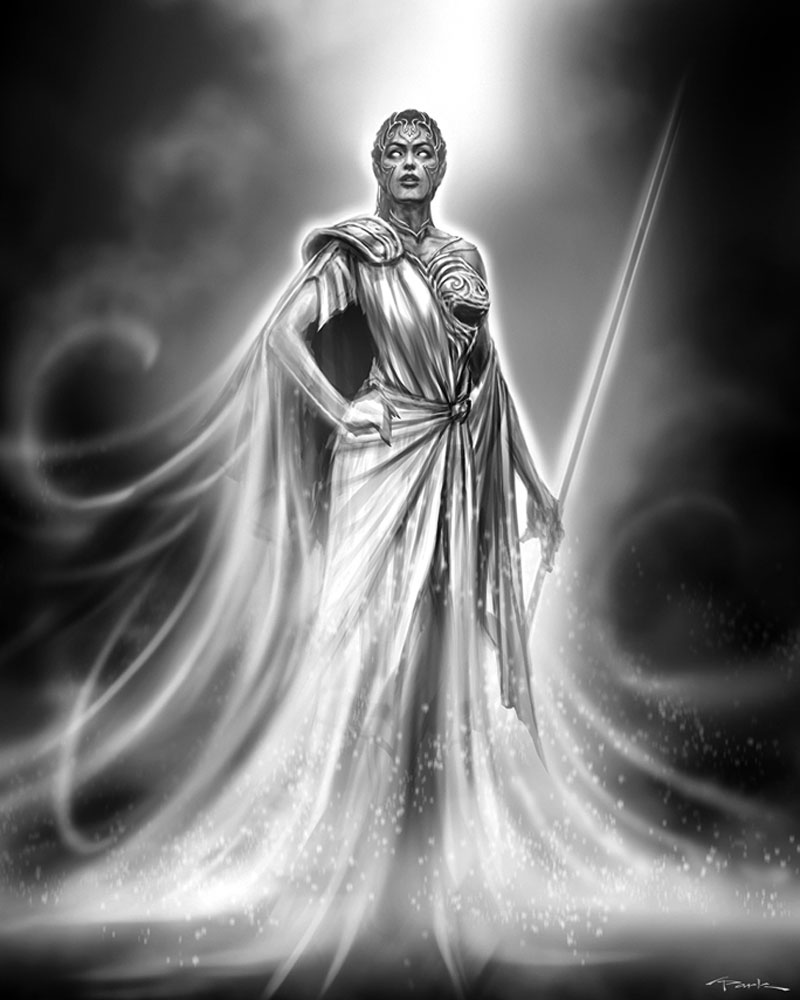 ArtGowSaga's tweet photo. Athena Astral Form (Concept Art) 
God of War III「2010」 https://t.co/VKA9eMQKzk